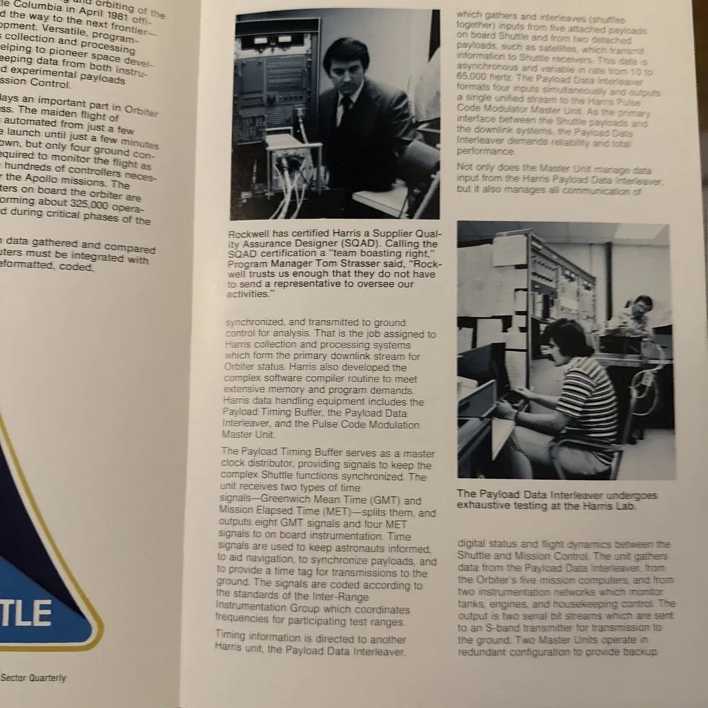 Lot of 5 Harris Shuttleware NASA Space Shuttle Key to Mission Success Booklets